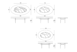 Visionnaire Arkady Table