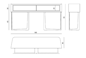 Visionnaire Azimut Console Table