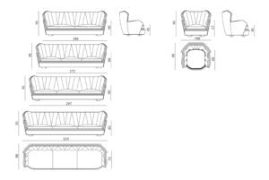 Visionnaire Hemingway Sofa