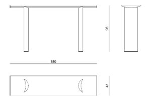 Visionnaire Karnak Console Table