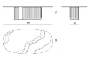 Visionnaire Leonardo Dining Table