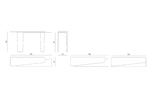 Visionnaire Lego Console Table