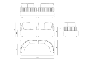 Visionnaire Miller Sofa