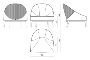 Visionnaire Rosemary Armchair