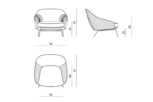 Visionnaire Whitney Armchair