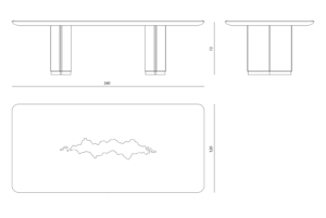 Visionnaire Galitsin Table