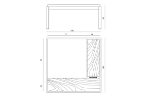 Visionnaire Horizon Tray Table