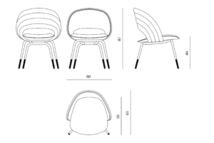 Visionnaire Kylo Framed Chair