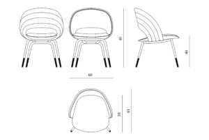 Visionnaire Kylo Padded Chair