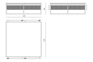 Visionnaire Banner Table