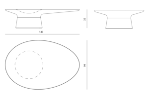 Visionnaire Rupert Table