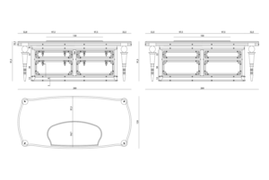 Visionnaire Island Table