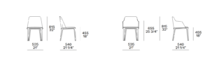 Poliform Grace Dining Chair