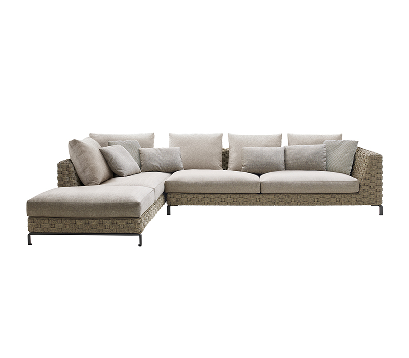 B&B Ital*a Ray Outdoor Natural Sofa