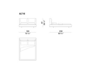 Molteni&C Aldgate Bed