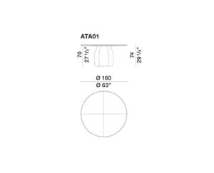 Molteni&C Asterias Dining Table