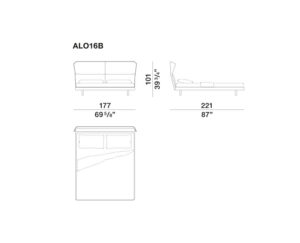 Molteni&C Azul Bed