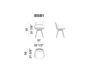 Molteni&C Barbican Dining Chair