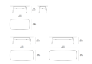 Poliform Curve Dining Table