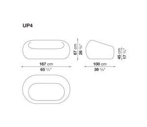 B&B Italia Serie Up 2000 Sofa