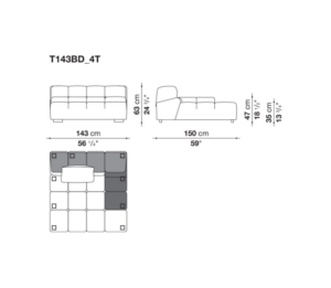 B&B Italia Tufty-Time '15 Sofa