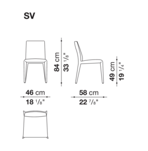 B&B Italia Vol Au Vent Dining Chair