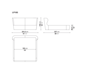 B&B Italia Papilio Bed