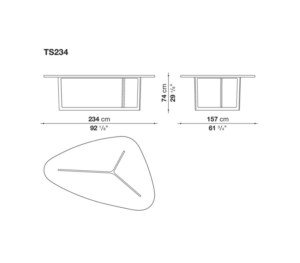 B&B Italia Seven Dining Table