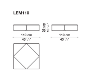 B&B Italia Lemante Coffee Table