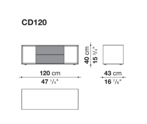 B&B Italia Dado Cabinet