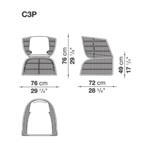 B&B Italia Crinoline Armchair