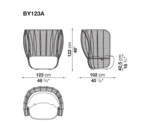 B&B Italia Bay Armchair