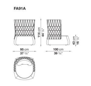 B&B Italia Fat-Sofa Outdoor Armchair