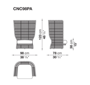 B&B Italia Canasta '13 Armchair