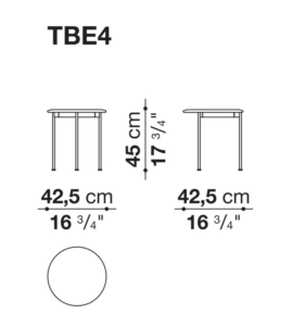 B&B Italia Borea Small Table