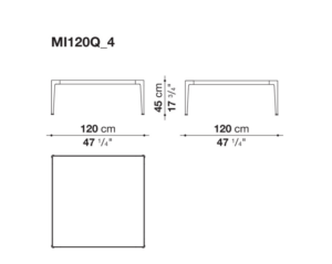 B&B Italia Mirto Outdoor Small Table