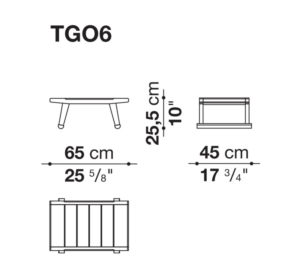 B&B Italia Gio Outdoor Small Table