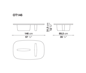 B&B Italia Tobi-Ishi Outdoor Small Table