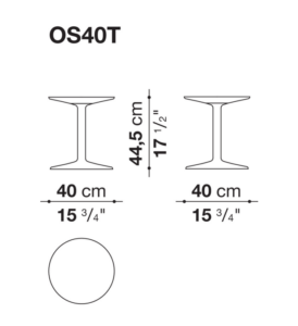 B&B Italia Spool Outdoor Small Table