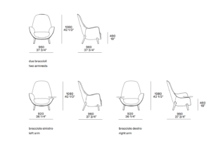 Poliform Mad Chair Armchair