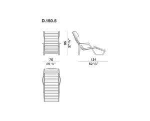 Molteni&C D.150.5 Chaise Longue