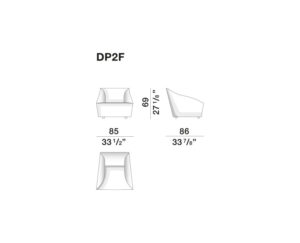 Molteni&C Doda-Doda Low Armchair