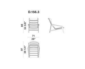 Molteni&C D.156.3 Armchair