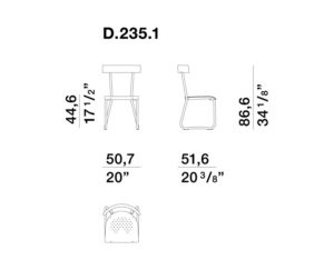 Molteni&C D.235.1 Dining Chair