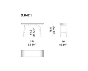 Molteni&C D.847.1 Office Desk