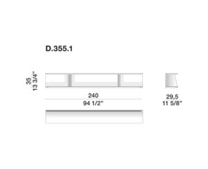 Molteni&C D.355.1 Bookcase