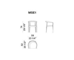 Molteni&C MHC.3 Miss Dining Chair