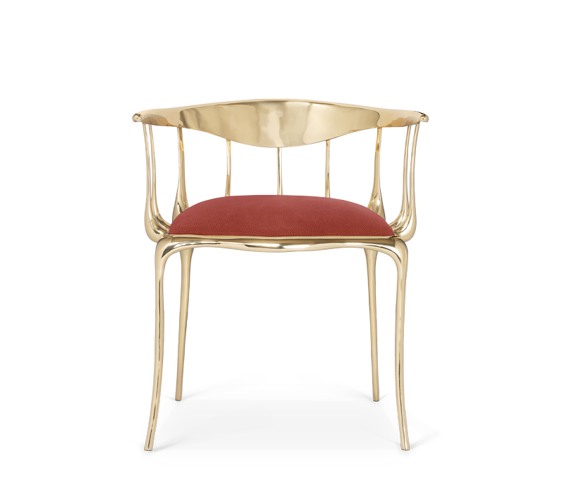 Boca Do Lo*o Nº 11 Burgundy Dining Chair