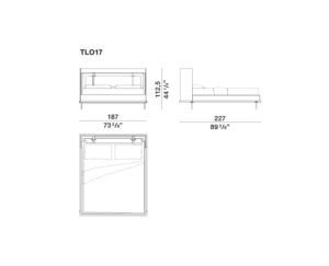 Molteni&C Twelve A.M. Bed