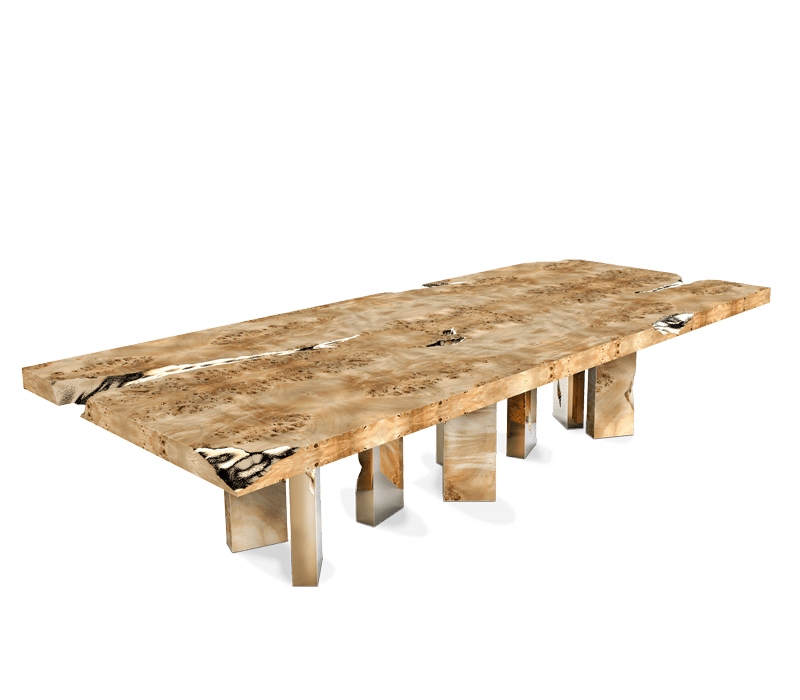 Boca Do Lo*o Empire Poplar Dining Table